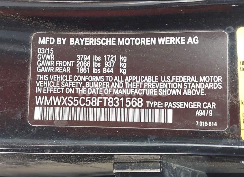 Photo 9 of 2015 Mini Hardtop COOPER (VIN WMWXS5C58FT831568)