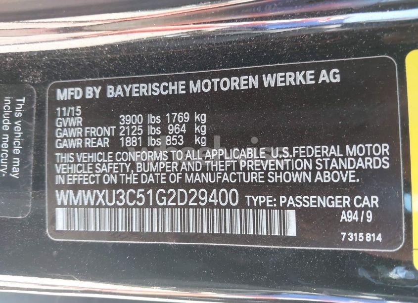 Photo 9 of 2016 Mini Hardtop COOPER S (VIN WMWXU3C51G2D29400)