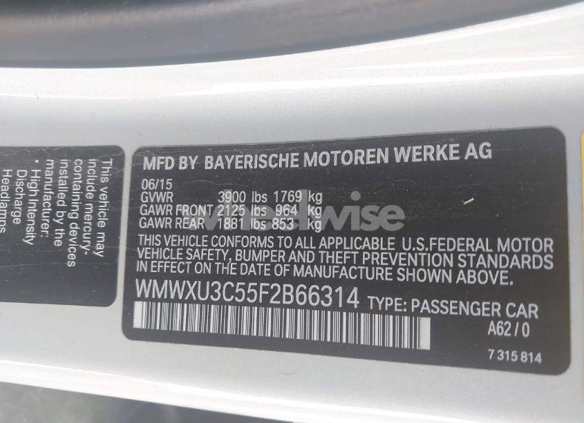 Photo 9 of 2015 Mini Hardtop COOPER S (VIN WMWXU3C55F2B66314)