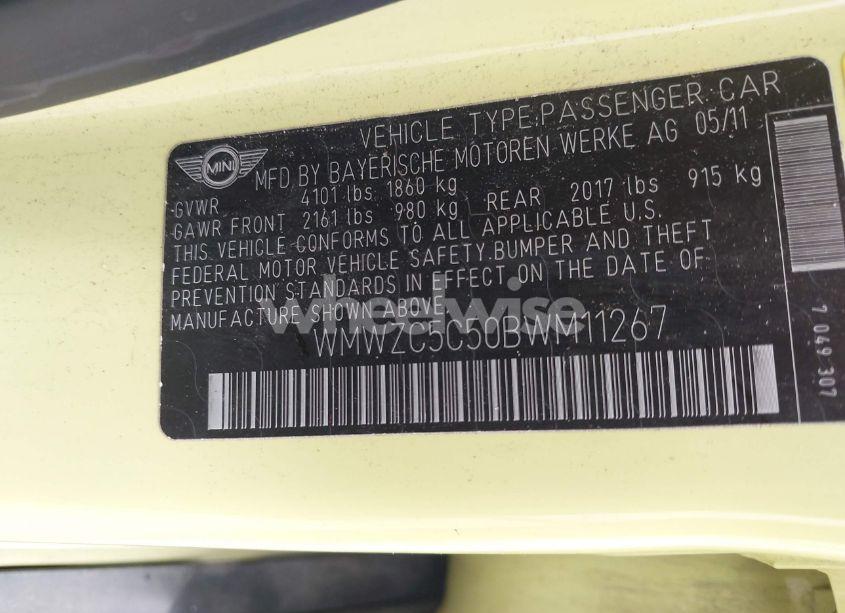 Photo 9 of 2011 Mini Cooper S COUNTRYMAN (VIN WMWZC5C50BWM11267)