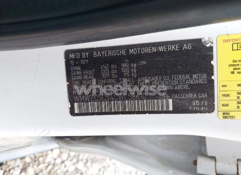 Photo 9 of 2012 Mini Cooper S COUNTRYMAN (VIN WMWZC5C54CWL58610)