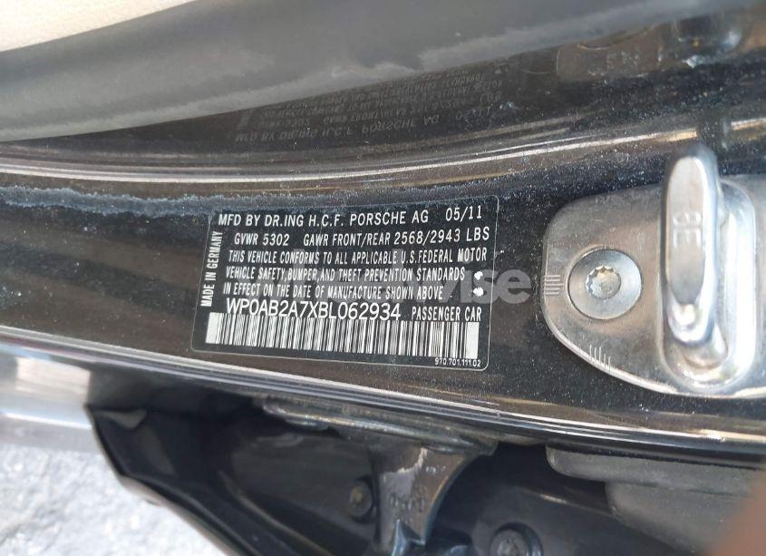 Photo 9 of 2011 Porsche Panamera S (VIN WP0AB2A7XBL062934)