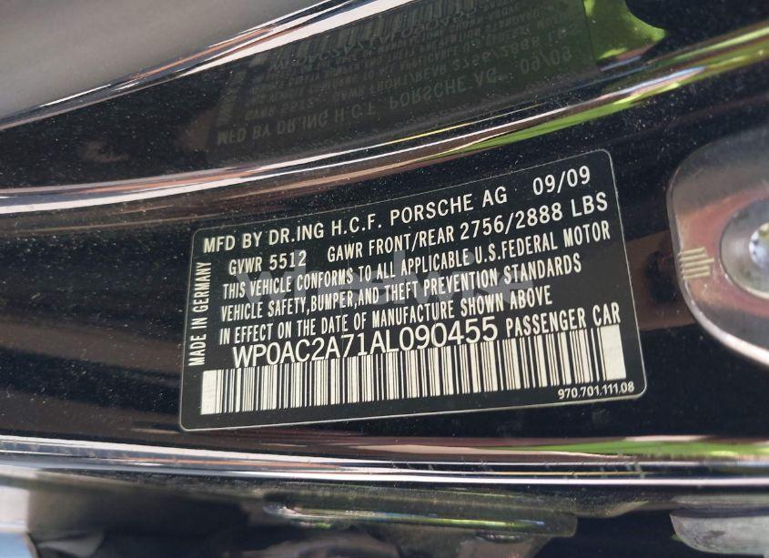 Photo 9 of 2010 Porsche Panamera TURBO (VIN WP0AC2A71AL090455)