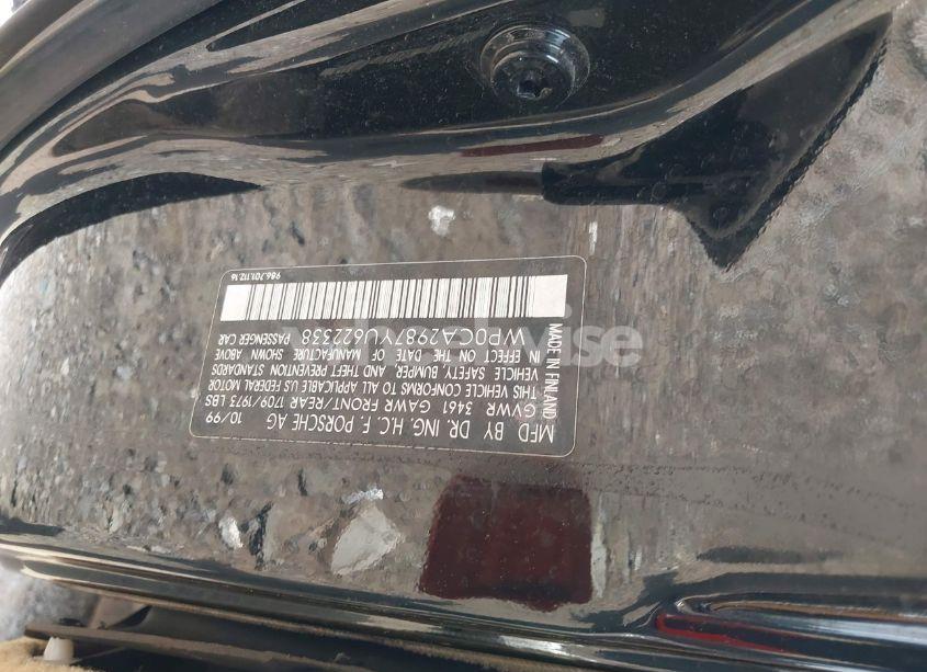 Photo 9 of 2000 Porsche Boxster (VIN WP0CA2987YU622338)