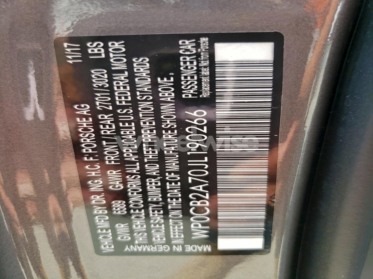 Photo 12 of 2018 PORSCHE PANAMERA 4S SPORT TURISMO (VIN WP0CB2A70JL190266)