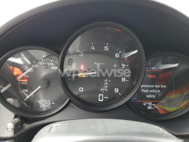 Photo 10 of 2021 PORSCHE BOXSTER SPYDER N/A (VIN WP0CC2A8XMS240221)