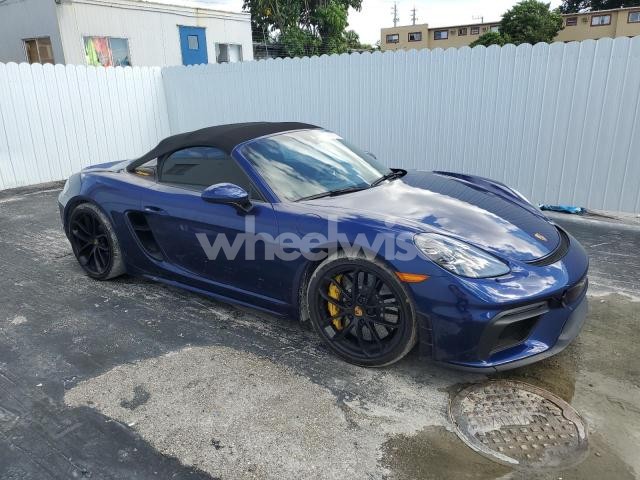 Photo 2 of 2021 PORSCHE BOXSTER SPYDER N/A (VIN WP0CC2A8XMS240221)