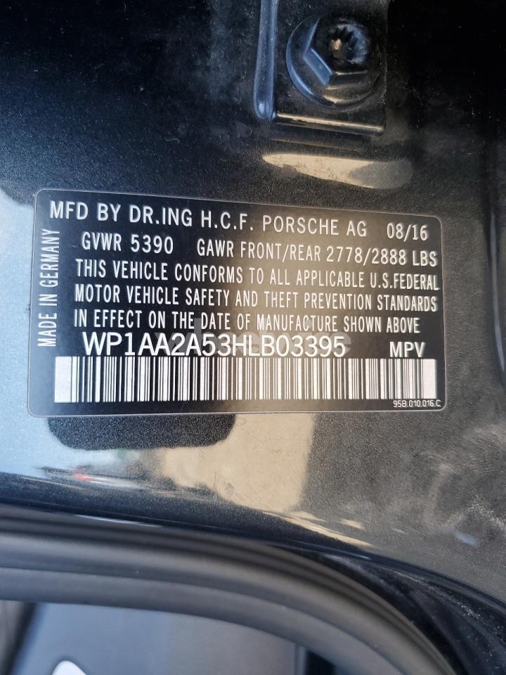 Photo 13 of 2017 PORSCHE MACAN (VIN WP1AA2A53HLB03395)