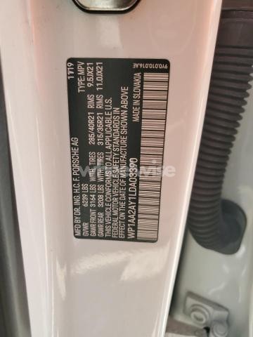 Photo 4 of 2020 PORSCHE CAYENNE N/A (VIN WP1AA2AY1LDA03390)