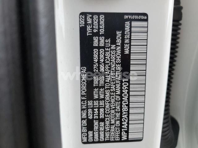 Photo 2 of 2023 PORSCHE CAYENNE BASE N/A (VIN WP1AA2AY8PDA04901)