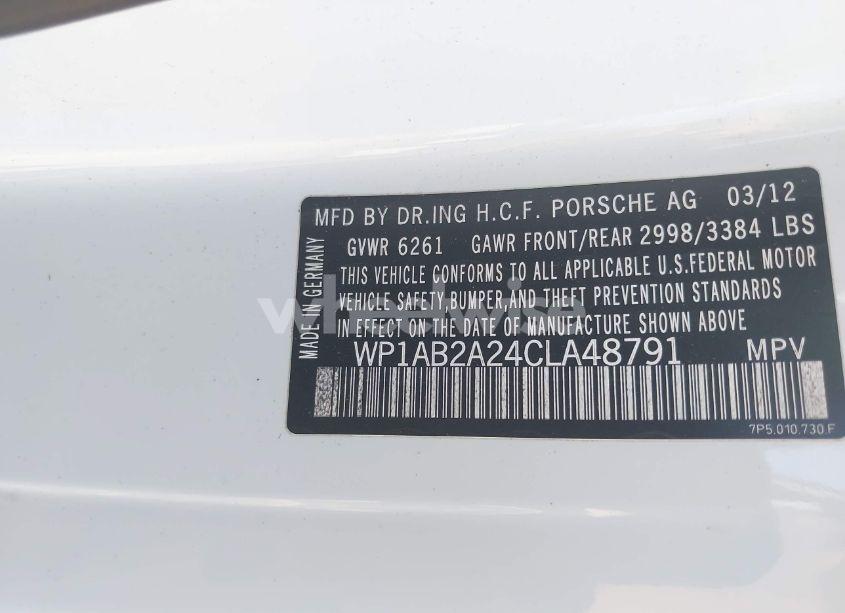 Photo 9 of 2012 Porsche Cayenne S (VIN WP1AB2A24CLA48791)