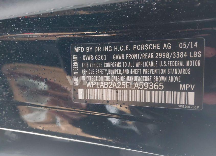 Photo 9 of 2014 Porsche Cayenne S (VIN WP1AB2A25ELA59365)