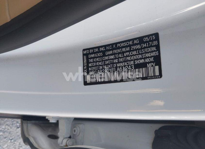 Photo 9 of 2015 Porsche Cayenne S (VIN WP1AB2A2XFLA61243)