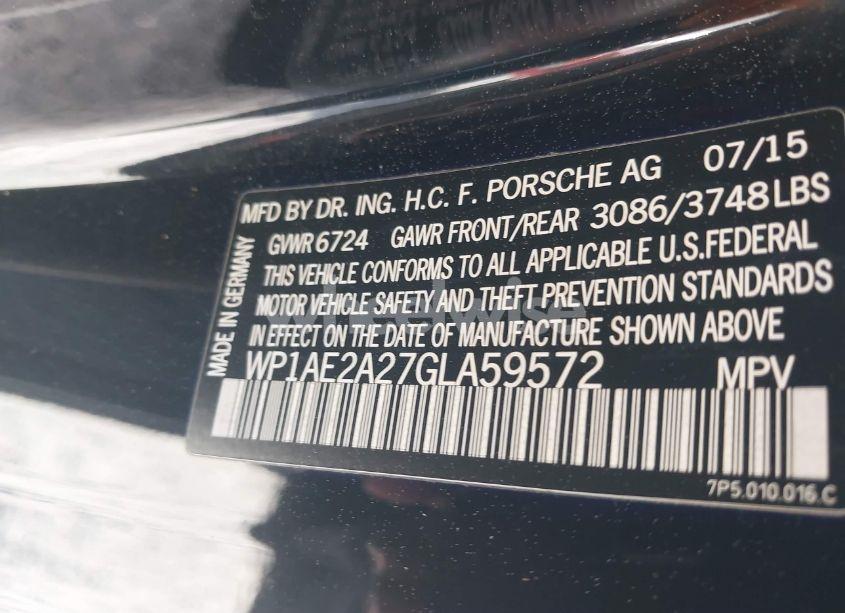 Photo 9 of 2016 Porsche Cayenne E-HYBRID S (VIN WP1AE2A27GLA59572)