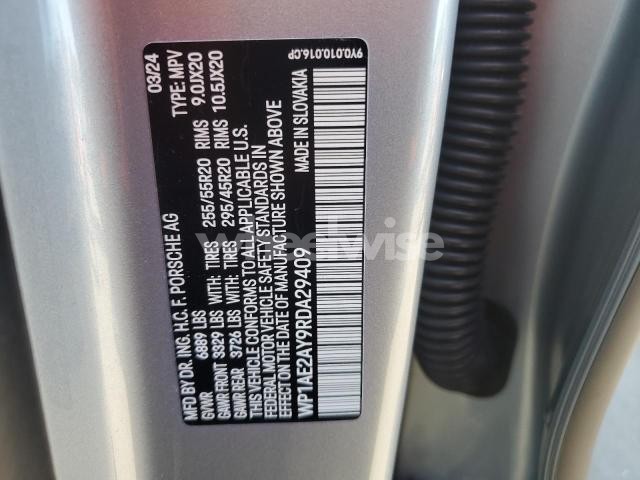 Photo 10 of 2024 PORSCHE CAYENNE E-HYBRID (VIN WP1AE2AY9RDA29409)