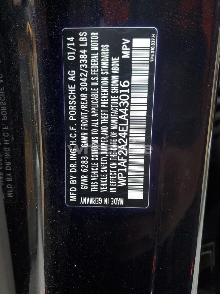 Photo 13 of 2014 PORSCHE CAYENNE N/A (VIN WP1AF2A24ELA43016)