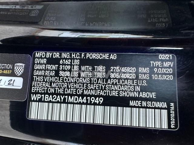 Photo 7 of 2021 PORSCHE CAYENNE COUPE N/A (VIN WP1BA2AY1MDA41949)