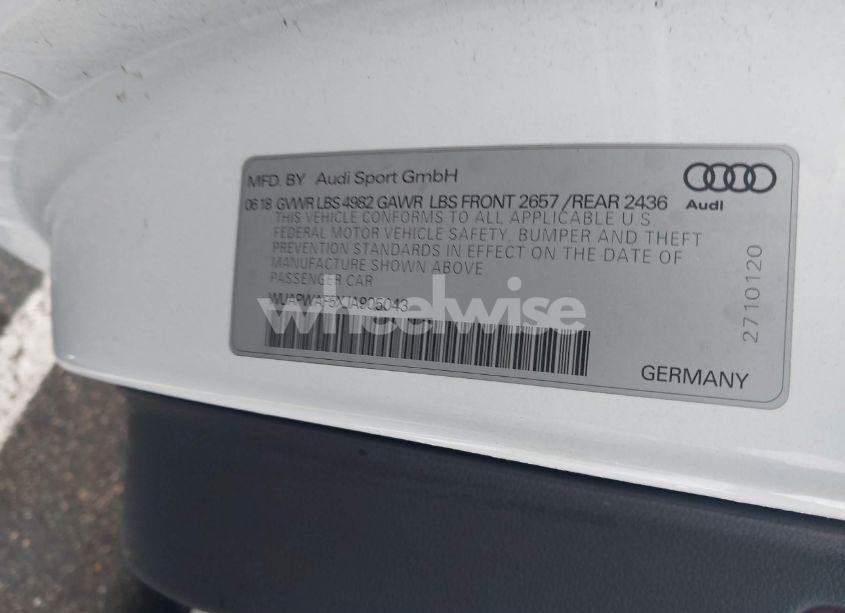 Photo 9 of 2018 Audi Rs 5 2.9T (VIN WUAPWAF5XJA905043)