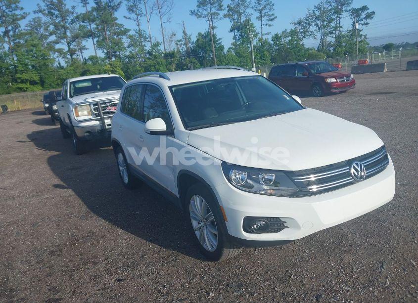 2014 Volkswagen Tiguan SE (VIN WVGAV3AX0EW598528) main photo