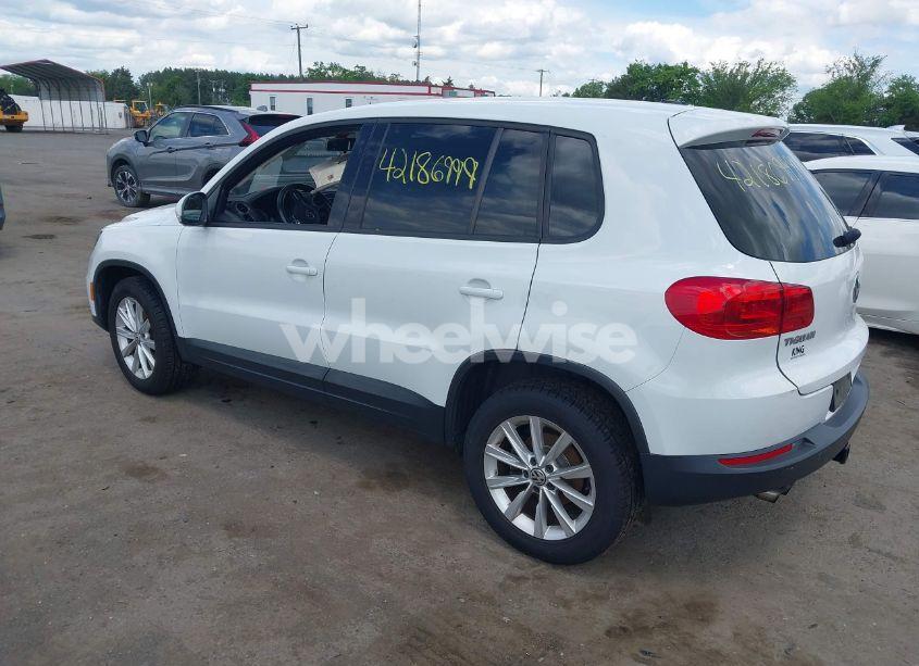 Photo 3 of 2014 Volkswagen Tiguan SE (VIN WVGBV3AX0EW589381)