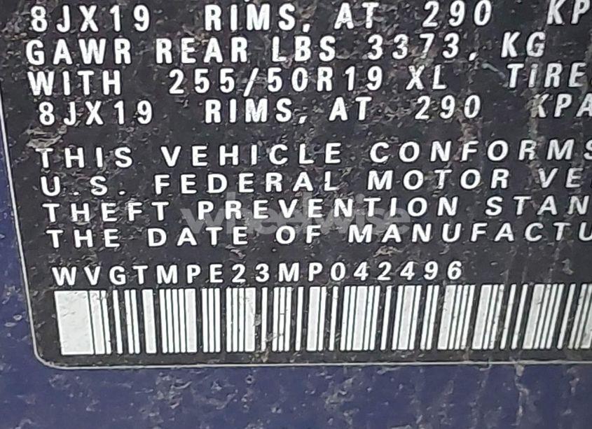 Photo 9 of 2021 Volkswagen Id.4 PRO S (VIN WVGTMPE23MP042496)