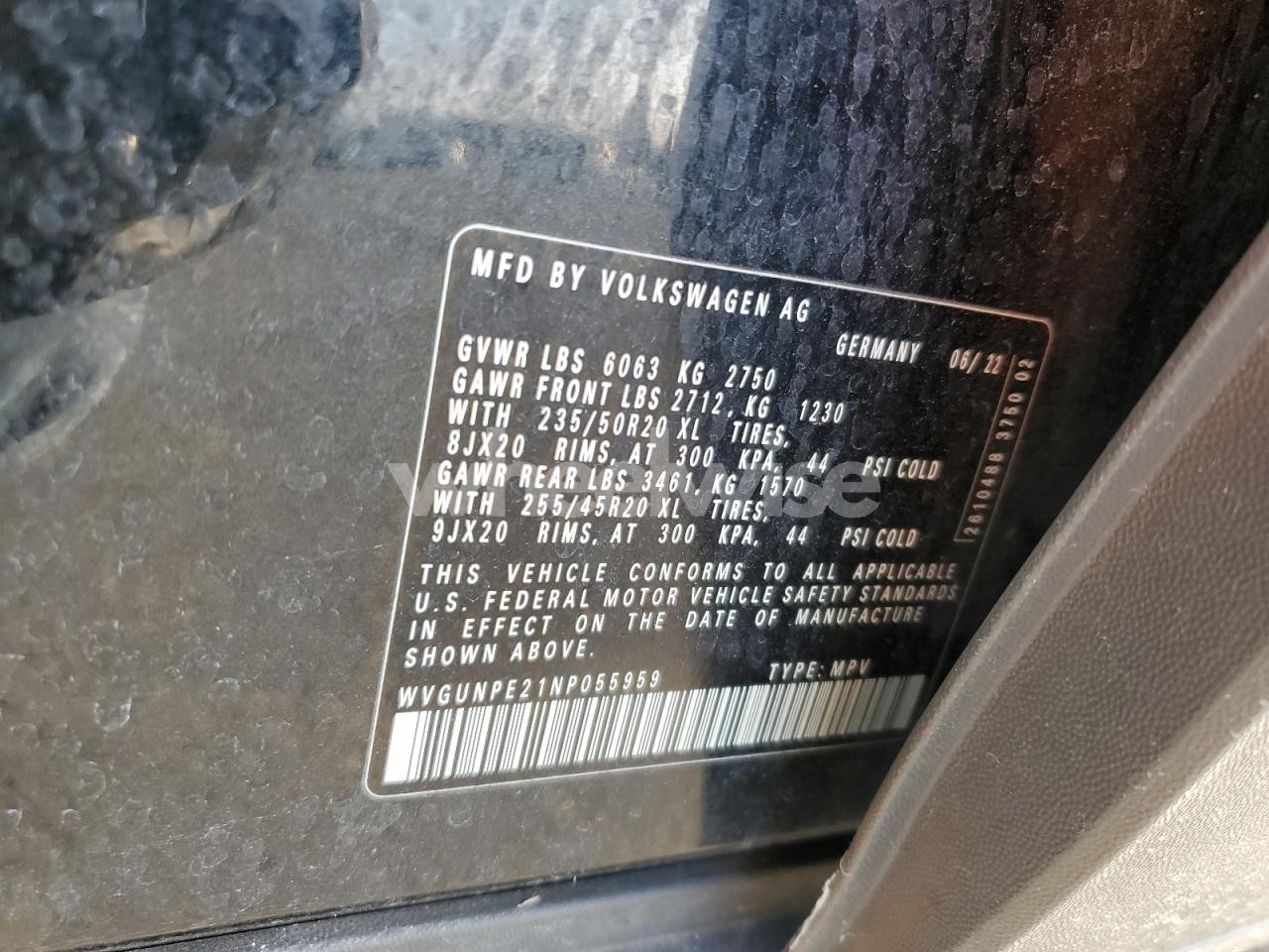 Photo 12 of 2022 VOLKSWAGEN ID.4 PRO S (VIN WVGUNPE21NP055959)