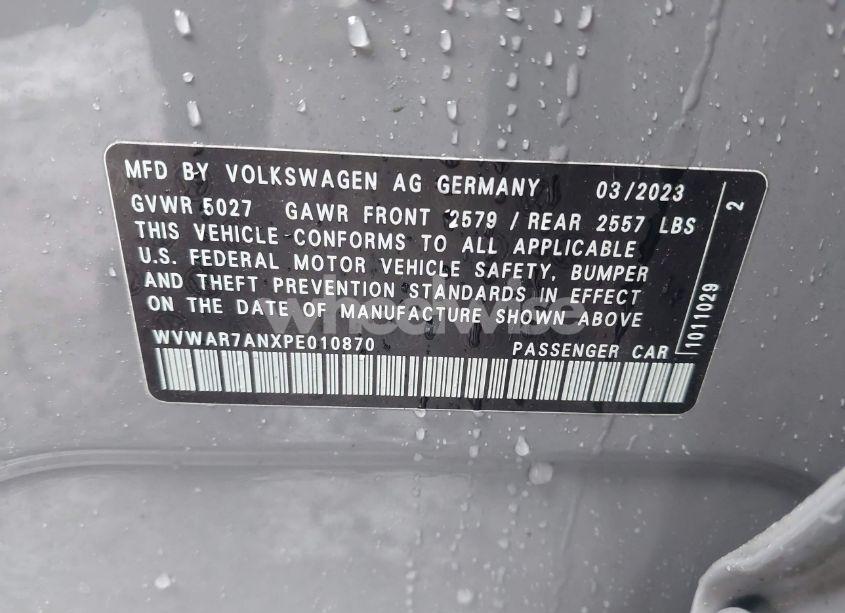 Photo 9 of 2023 Volkswagen Arteon 2.0T SEL R-LINE (VIN WVWAR7ANXPE010870)