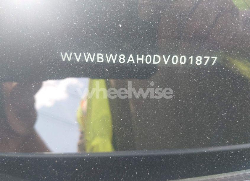 Photo 9 of 2013 Volkswagen Eos KOMFORT (VIN WVWBW8AH0DV001877)