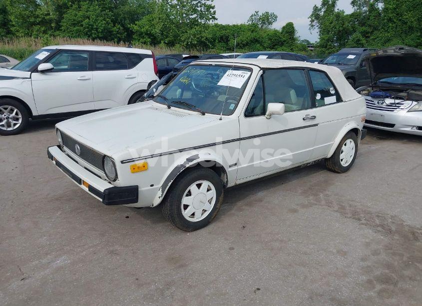 Photo 2 of 1987 Volkswagen Cabriolet (VIN WVWCA0155HK004159)