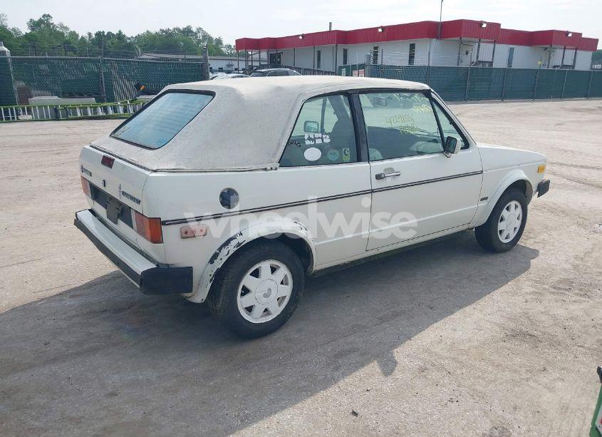 Photo 4 of 1987 Volkswagen Cabriolet (VIN WVWCA0155HK004159)