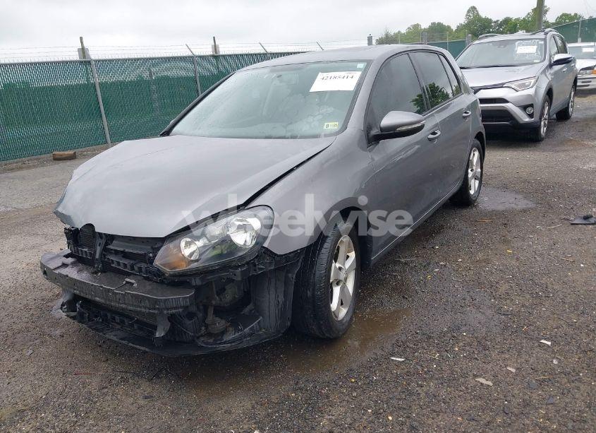 Photo 2 of 2012 Volkswagen Golf 2.5L 4-DOOR (VIN WVWDB7AJ3CW193788)