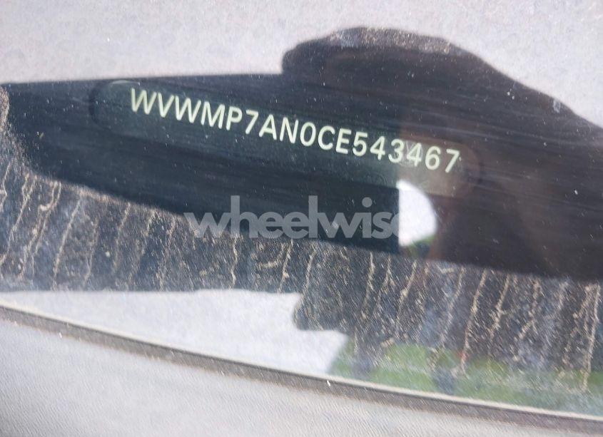 Photo 12 of 2012 Volkswagen Cc SPORT (VIN WVWMP7AN0CE543467)