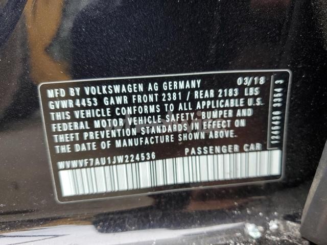 Photo 8 of 2018 VOLKSWAGEN GOLF R (VIN WVWVF7AU1JW224536)