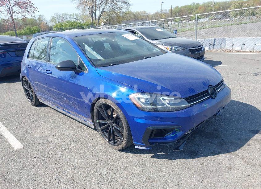 2019 Volkswagen Golf R 2.0T W/DCC NAVIGATION (VIN WVWWA7AU7KW209348) main photo