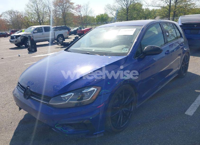 Photo 2 of 2019 Volkswagen Golf R 2.0T W/DCC NAVIGATION (VIN WVWWA7AU7KW209348)