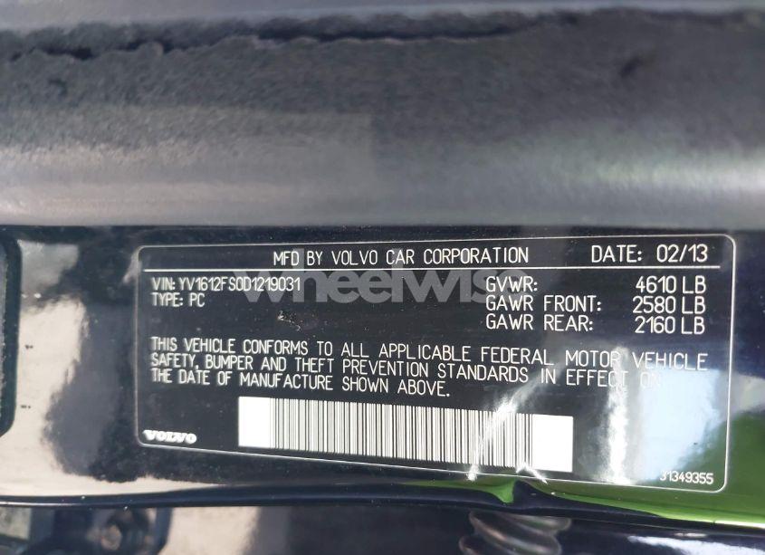 Photo 9 of 2013 Volvo S60 T5 (VIN YV1612FS0D1219031)