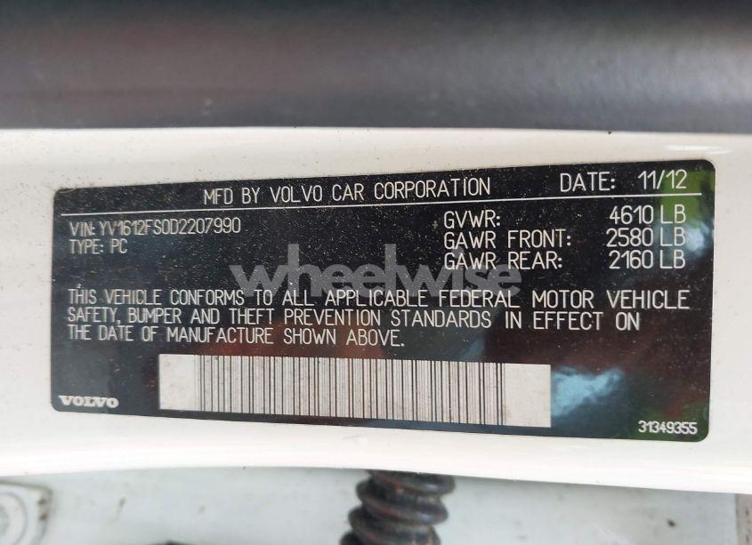 Photo 9 of 2013 Volvo S60 T5 (VIN YV1612FS0D2207990)