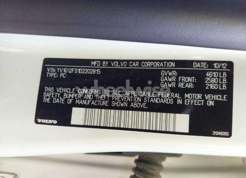 Photo 9 of 2013 Volvo S60 T5 (VIN YV1612FS1D2202815)