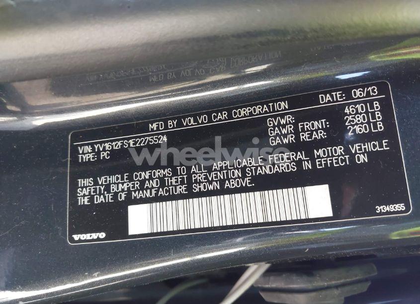 Photo 9 of 2014 Volvo S60 T5 (VIN YV1612FS1E2275524)