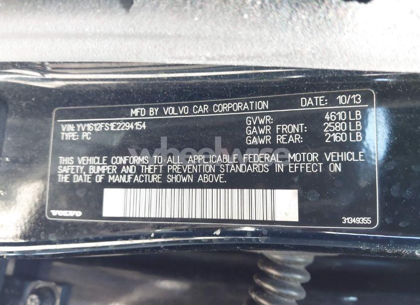 Photo 9 of 2014 Volvo S60 T5 (VIN YV1612FS1E2294154)