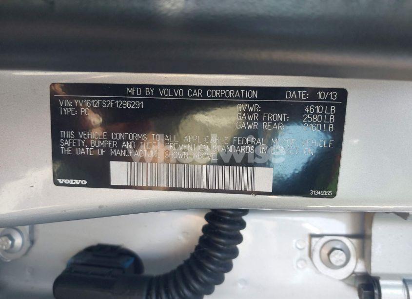 Photo 9 of 2014 Volvo S60 T5 PLATINUM (VIN YV1612FS2E1296291)