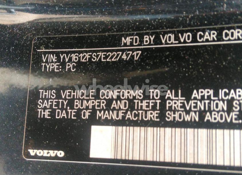 Photo 9 of 2014 Volvo S60 T5 (VIN YV1612FS7E2274717)