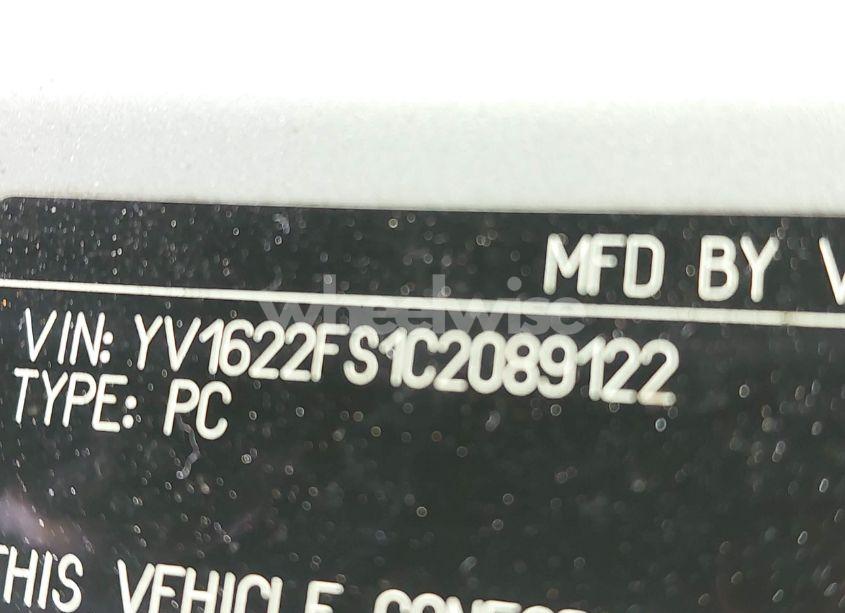 Photo 9 of 2012 Volvo S60 T5 (VIN YV1622FS1C2089122)