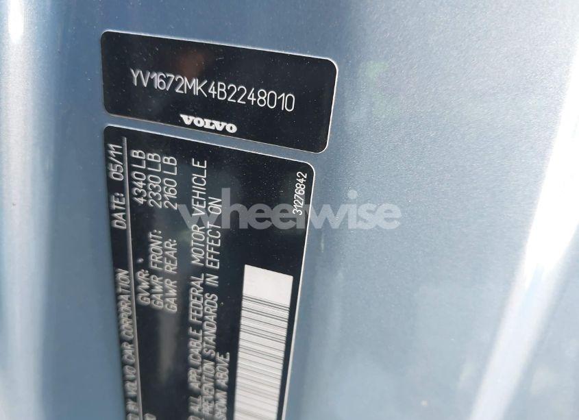 Photo 9 of 2011 Volvo C30 T5 (VIN YV1672MK4B2248010)