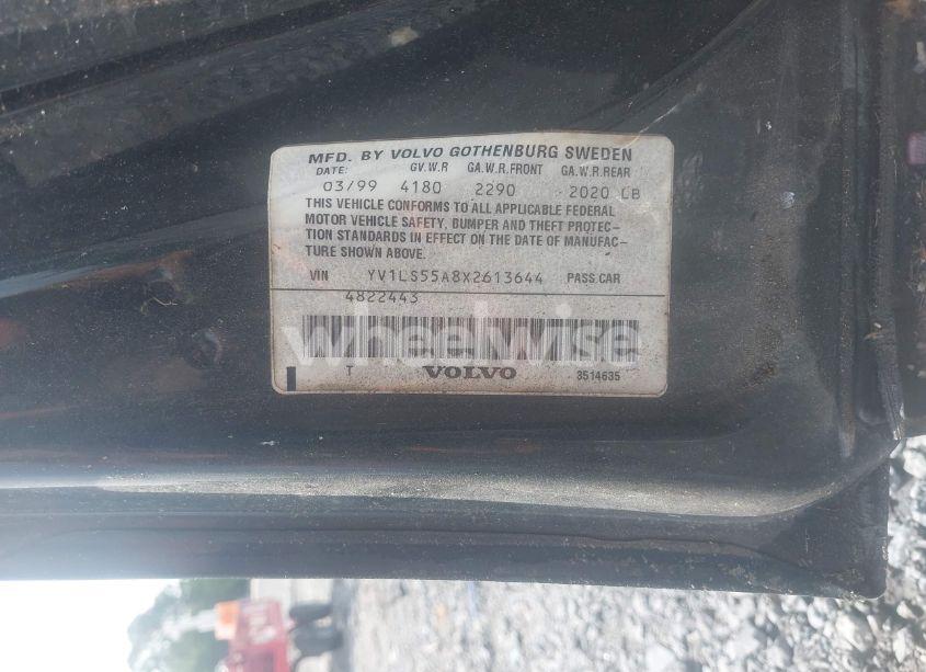 Photo 9 of 1999 Volvo S70 (VIN YV1LS55A8X2613644)