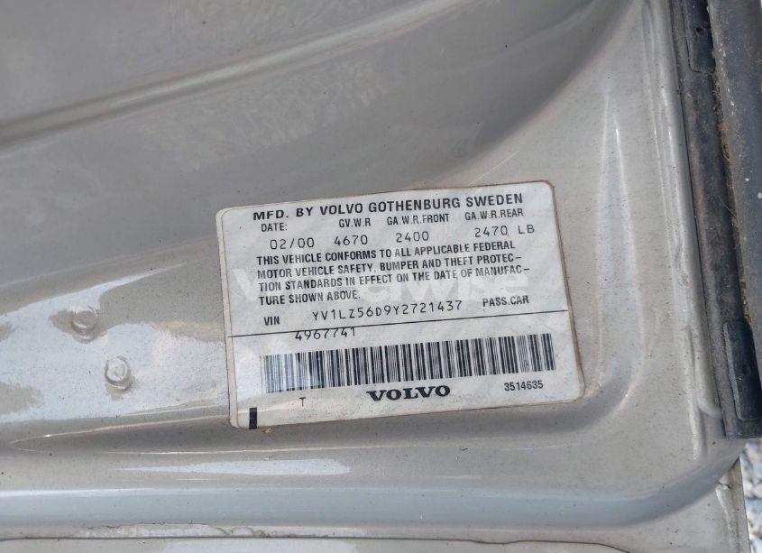 Photo 9 of 2000 Volvo V70 XC/XC SE (VIN YV1LZ56D9Y2721437)