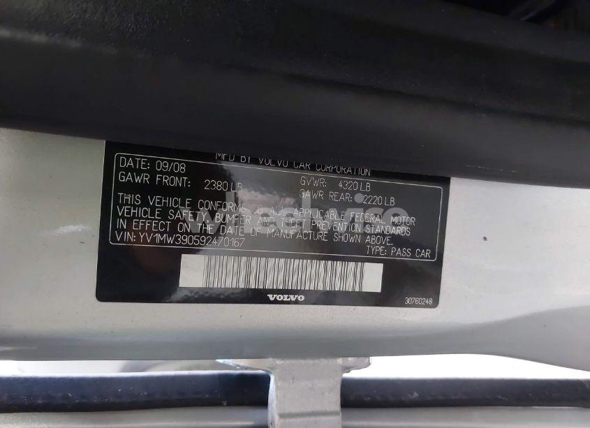 Photo 9 of 2009 Volvo V50 2.4I (VIN YV1MW390592470167)