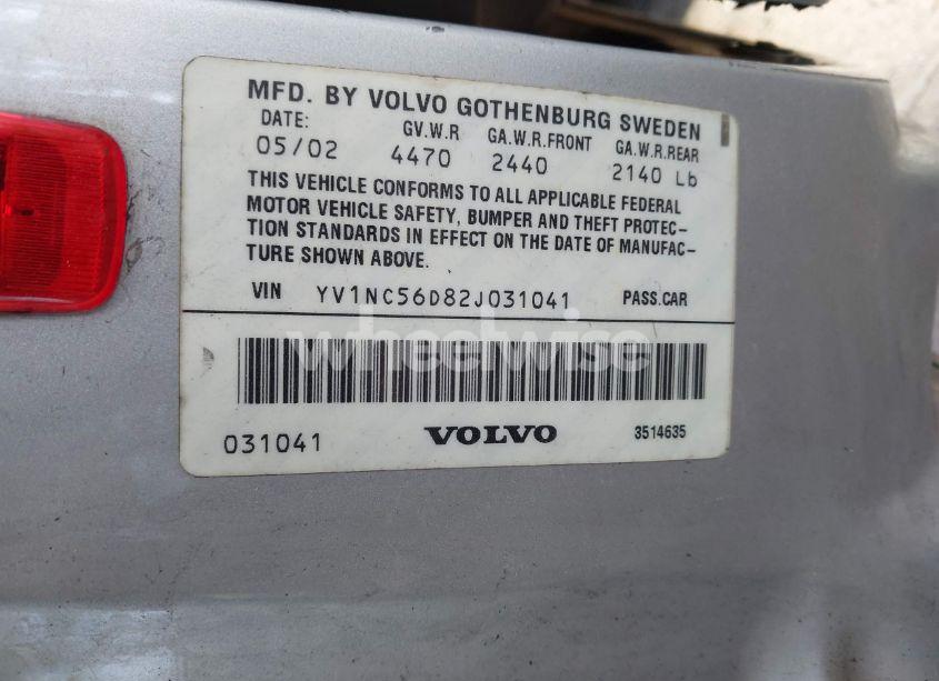 Photo 9 of 2002 Volvo C70 LT (VIN YV1NC56D82J031041)