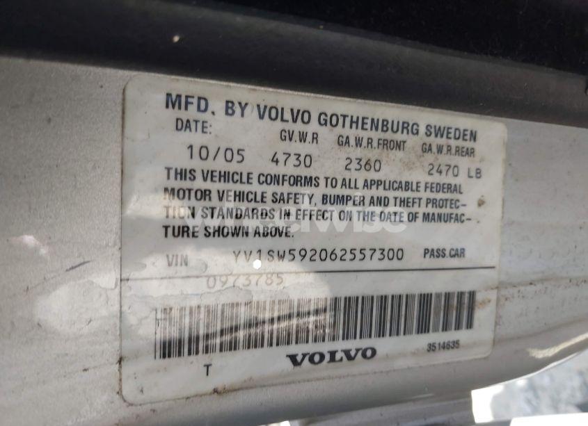 Photo 9 of 2006 Volvo V70 2.5T (VIN YV1SW592062557300)