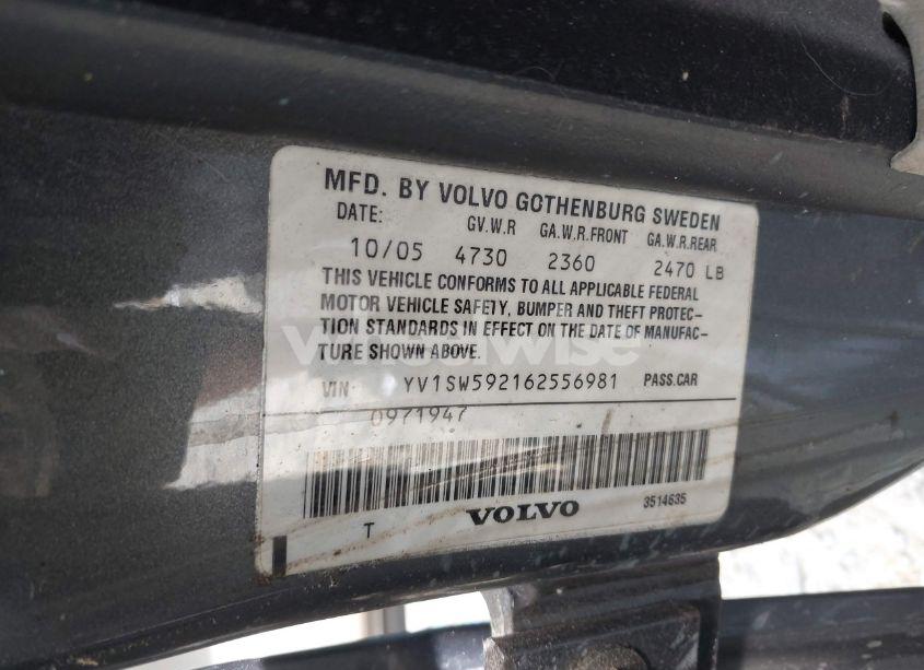 Photo 9 of 2006 Volvo V70 2.5T (VIN YV1SW592162556981)